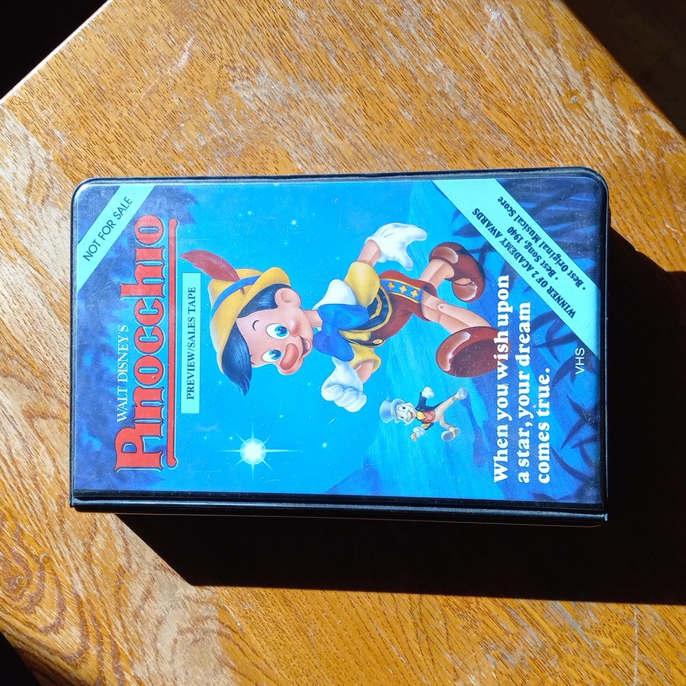 Pinocchio  VHS Preview/Sales Tape